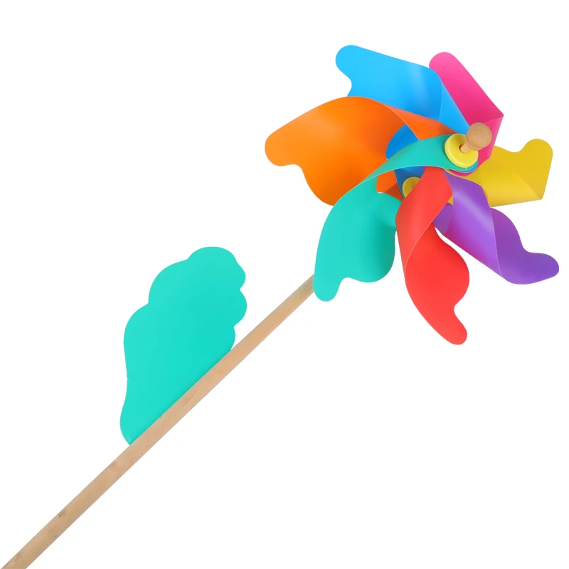 Professional High Cost-Effective Kids Toys Pinwheel Plastic Garden Windmill