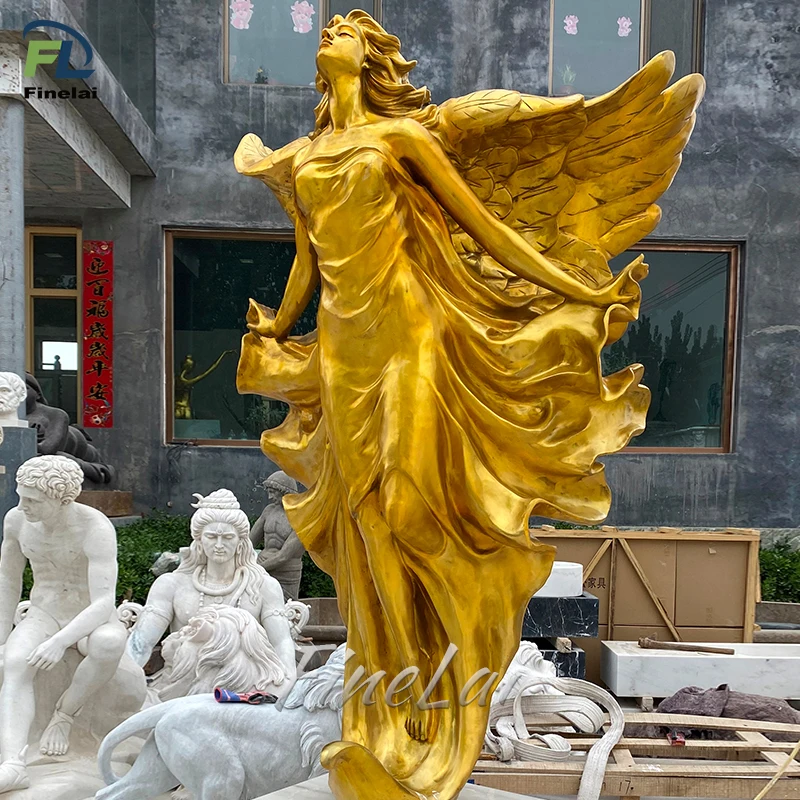 Finelai custom sexy sitting woman bronze statue life size lady figure sculpture statue for sale