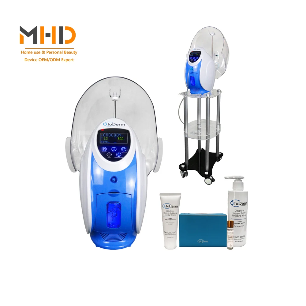 Профессиональная Корейская кислородная терапия для лица O2toDerm, купольная машина для успокаивания кожи, удаления акне, кислородная струйная машина