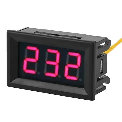 0.56 inch Mini Three colors Digital Voltmeter DC 0-120V Voltage Panel Meter For 6V 12V Electromobile Car