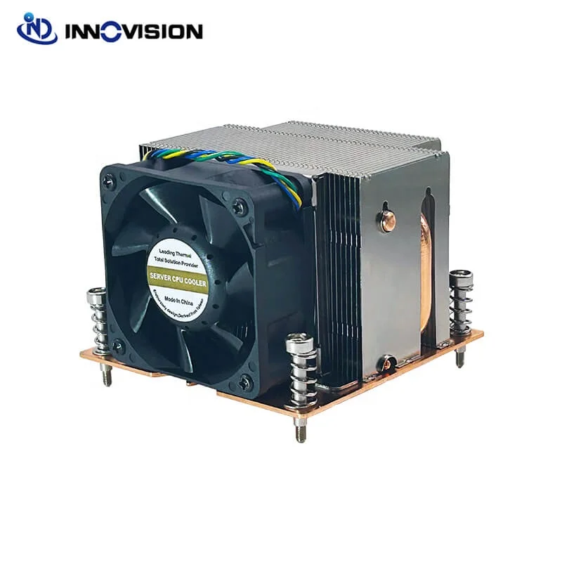 2U 115X CPU Cooler Suit For Intel LGA1200 LGA1150 LGA1151 LGA1155 LGA1156 With 6025MM High Speed Fan Vapor Chamber Base TDP 200W