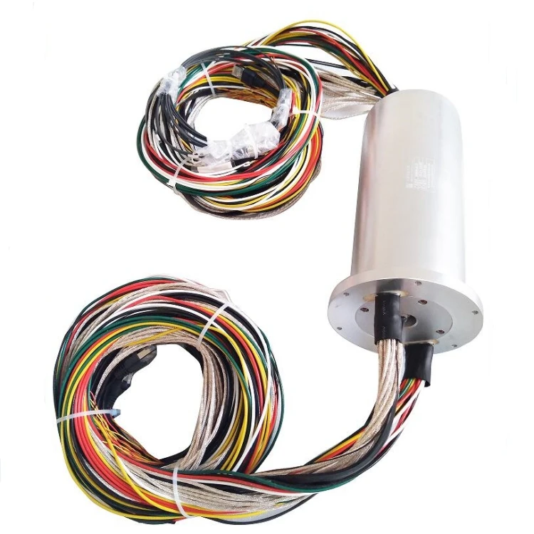 Ingiant 360 degree Rotary Joint Slip Ring 66 Circuits 96mm Diameter