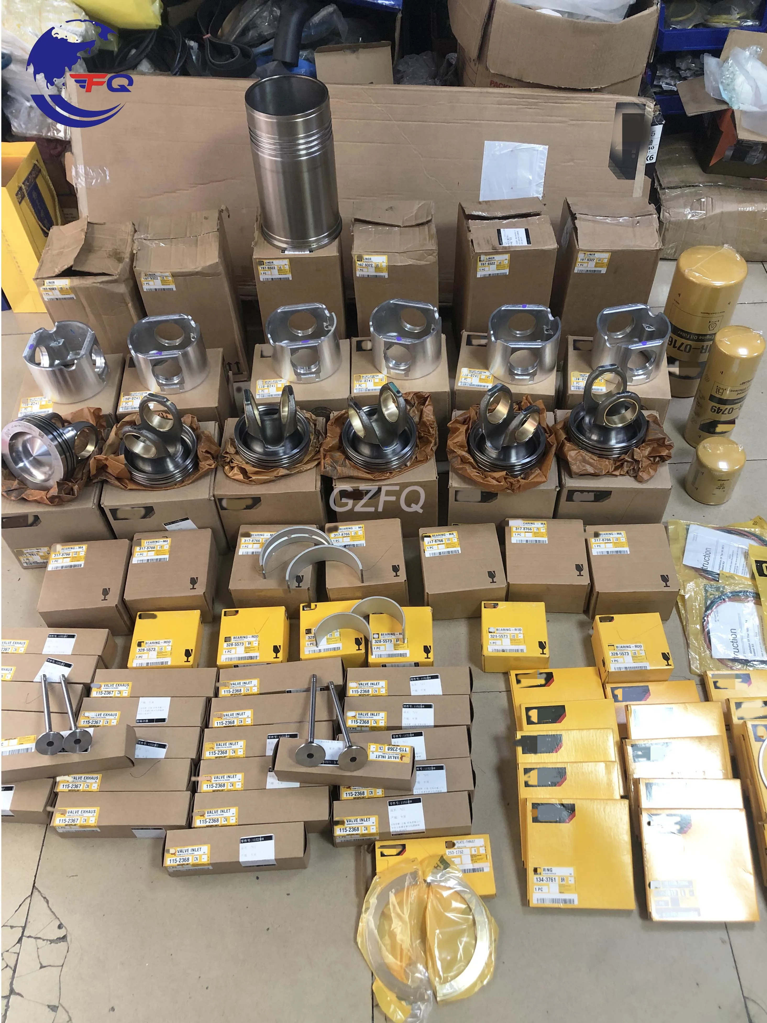 Caterpillar дизельный двигатель запасные части 3066 3306 3516 C4.4 C6.6 C7 C9 C11 C13 C15 C18 Ремонтный комплект для