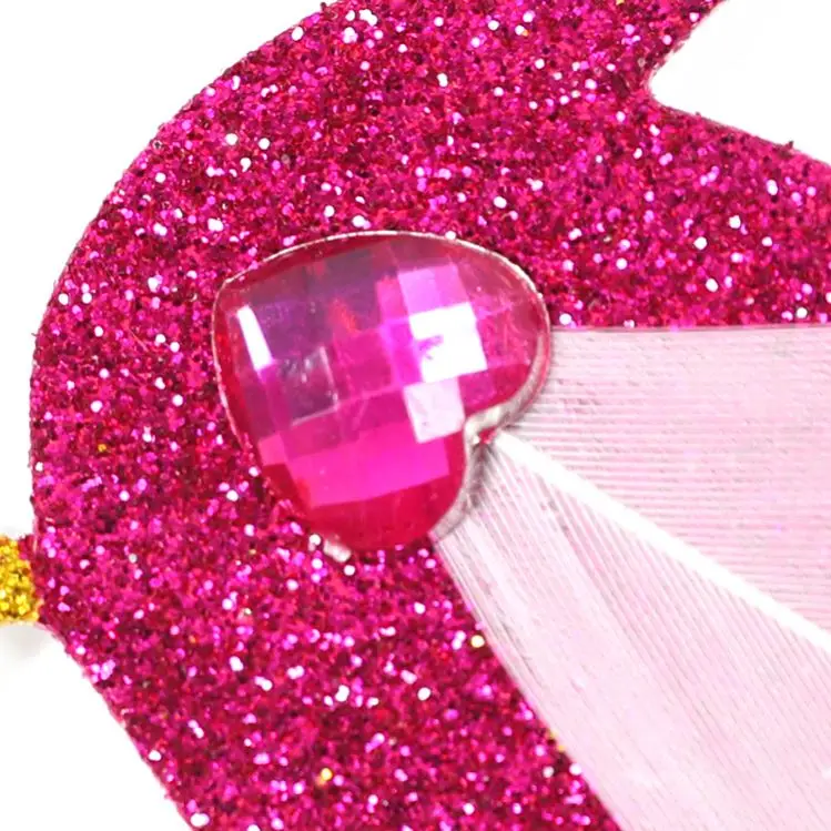 
decorations cake topper gold glitter flamingo birthday love and me design cake topper 