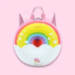 In Stock Sweet Donut Kindergarten Pink Blue Boys Girls School Backpacks For Kids