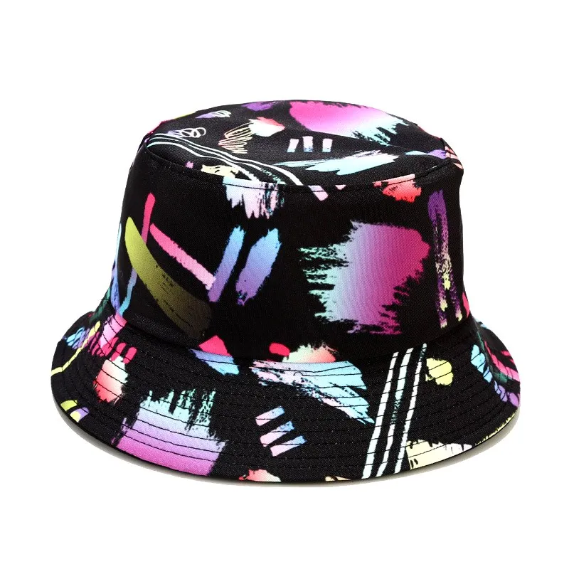 Fashion Comfortable Custom LOGO Printing Bucket Hats Streetwear Sports Beanie Cotton Bucket Hats
