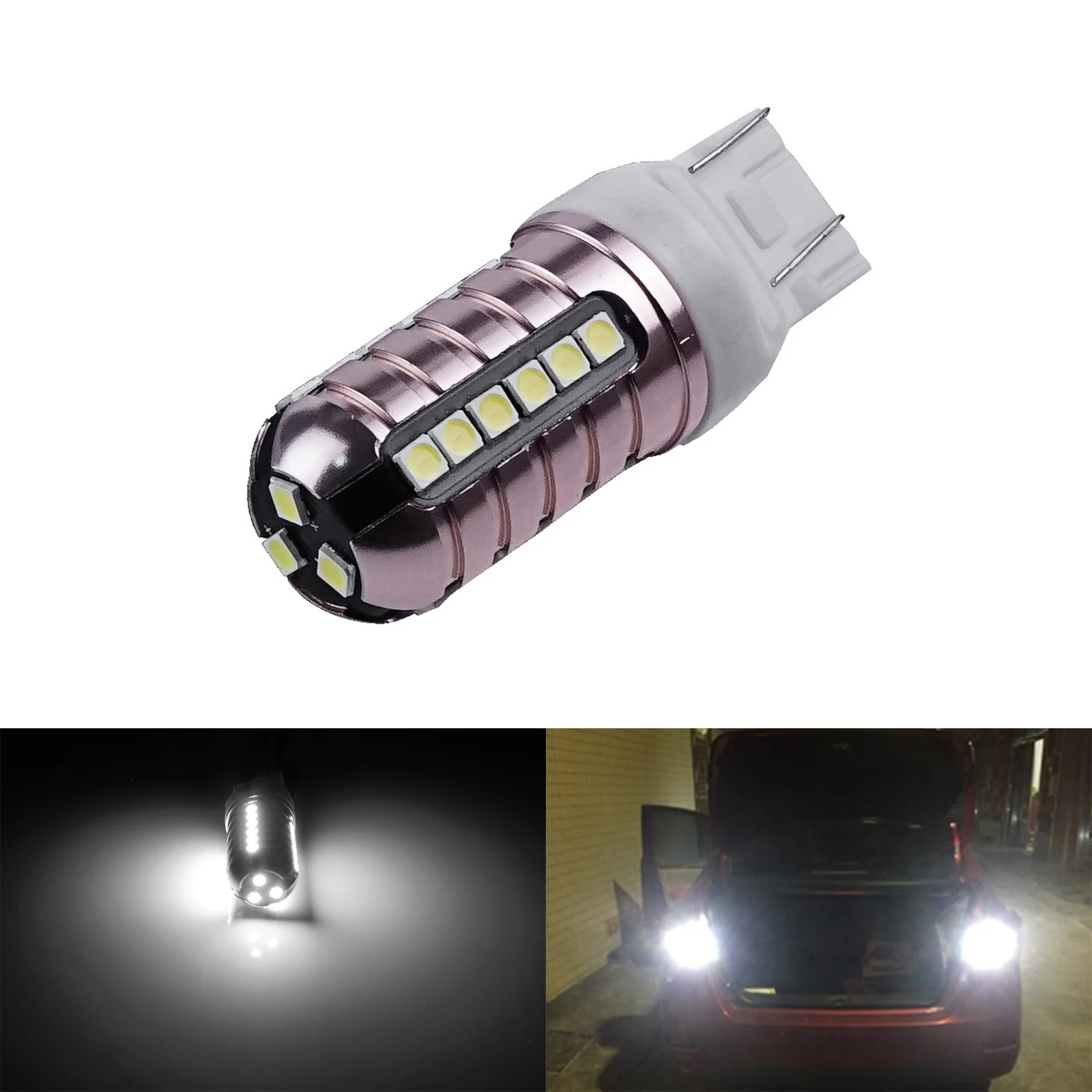  Высокая мощность 7443 27smd 3030 1156 1157 canbus светодиодная лампа