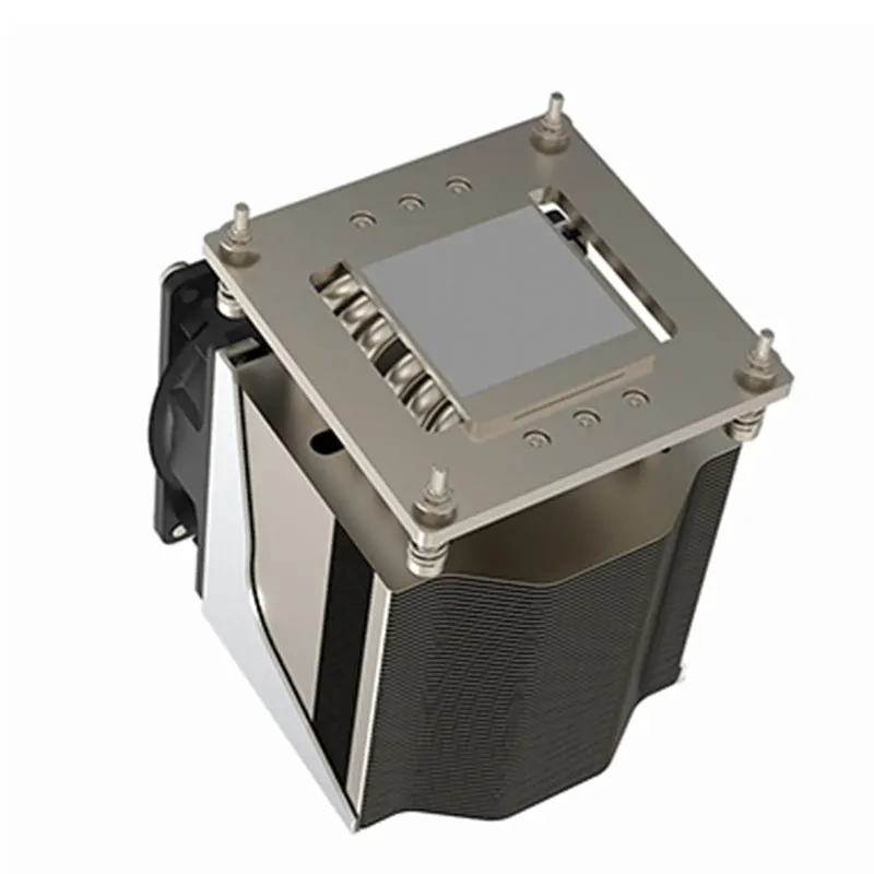 COOLSERVER R96 CPU Server Cooler Fan 4pin 6 heatpipe 240W heat sink Active cooling Fan For Intel LGA 1700 LGA3647 Quiet Radiator