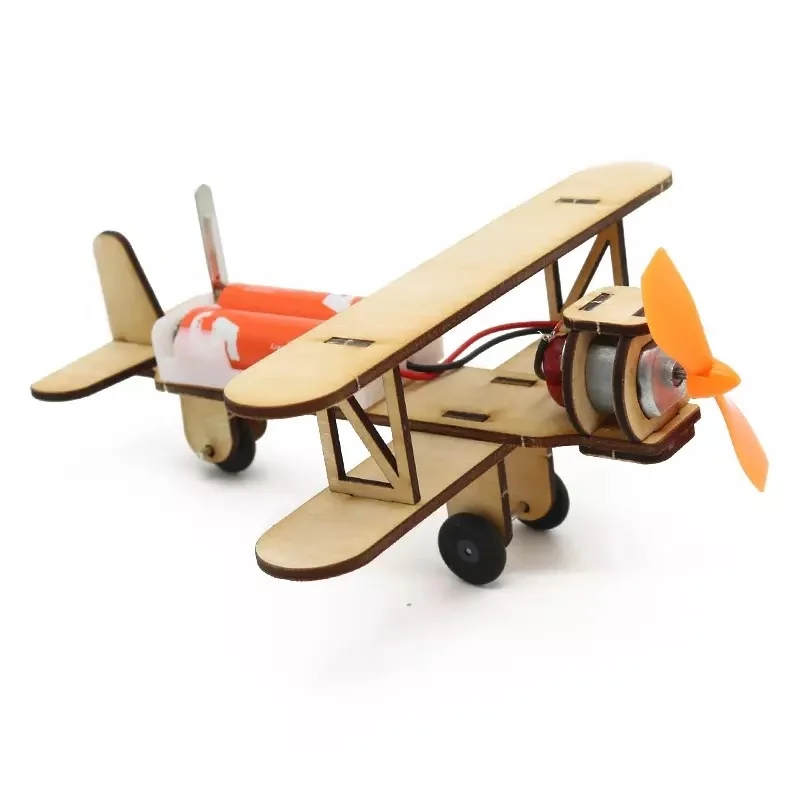DIY toy aircraft plane Kids Science Experiment STEM toys educational