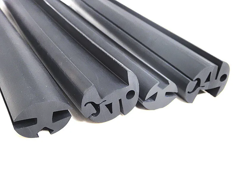 Various types l d u t shaped profile epdm rubber metal edge trim rubber seal strip
