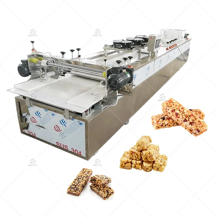 Peanut Brittle Sesame Bar Forming Machine Muesli Bar Making Machine Protein Bar Production Line