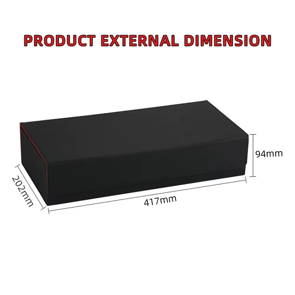 600+ Yugioh Deck Box Leather Trading Quality Leather Card Boxes Toploader Storage Leather Card Box