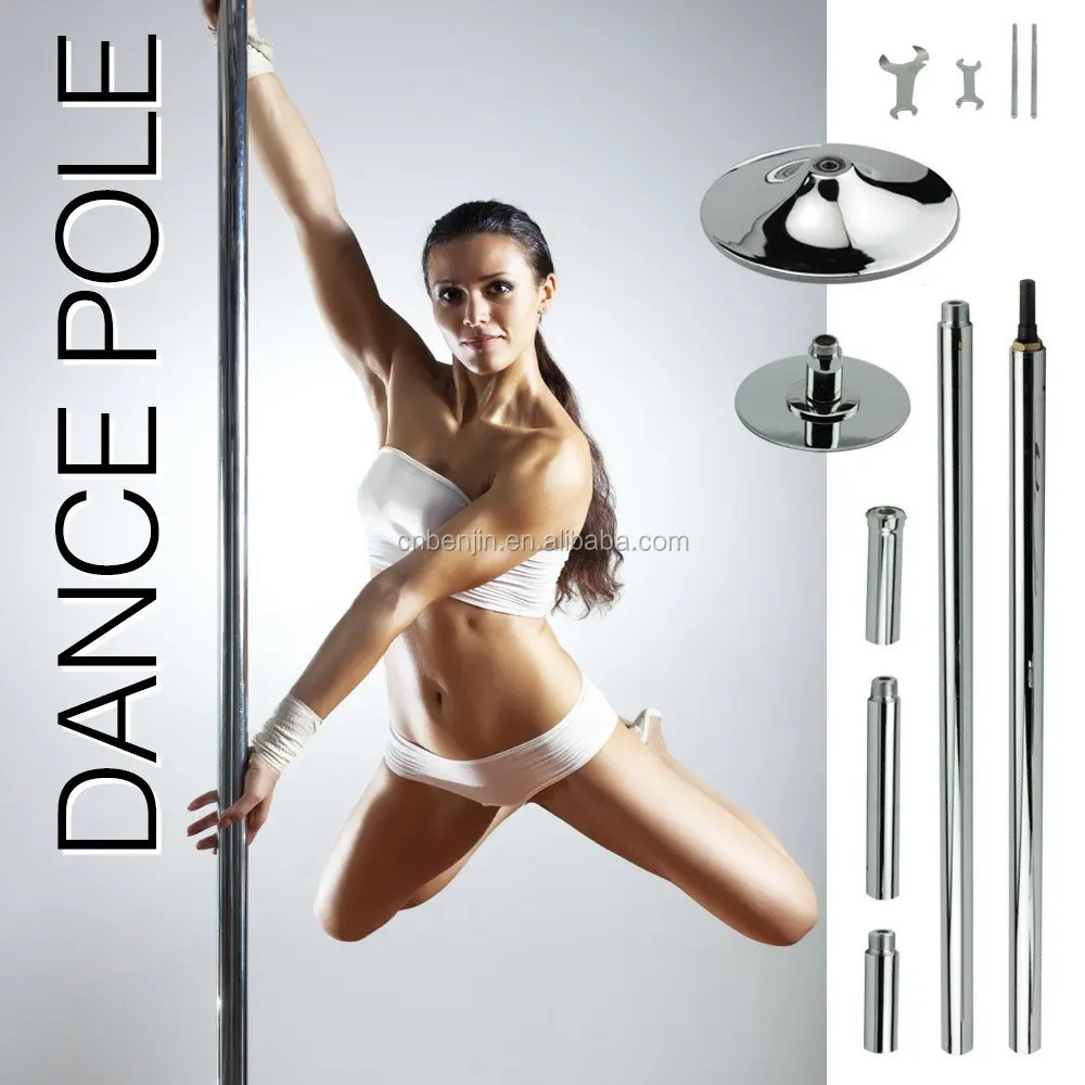 High Quality Adjustable Dance Pole 45 mm | Pole Dance Portable| Stripper Rod | Professional Steel Massive Version