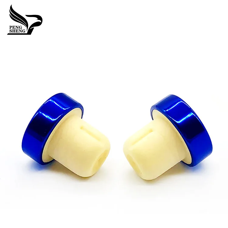 Glass bottle Aluminum cap T sharp cork stopper whiskey bottle cap