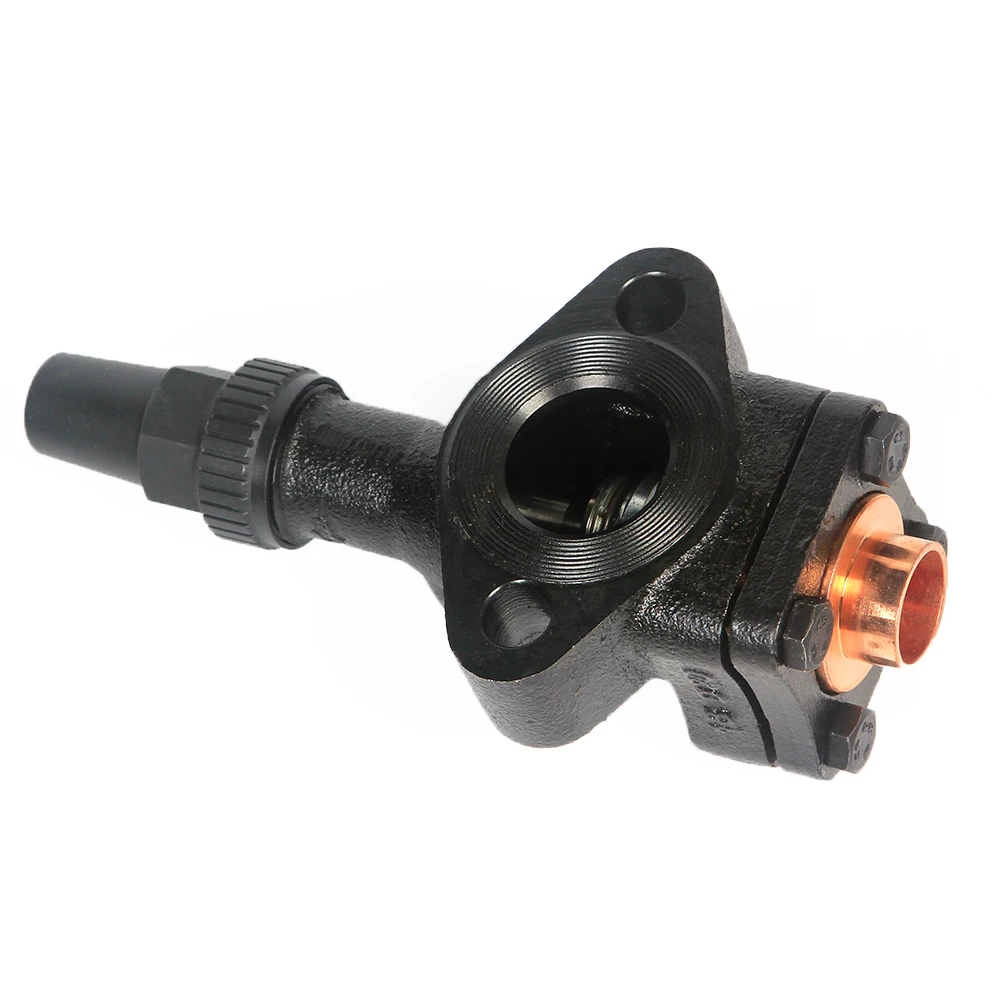 Standardized cast iron compressor service globe valve