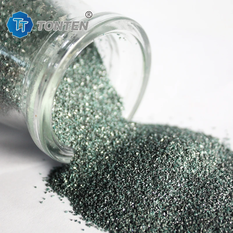 SIC Carborundum Good Self Sharpening Property Green Silicon Carbide Powder for Polishing and Grinding