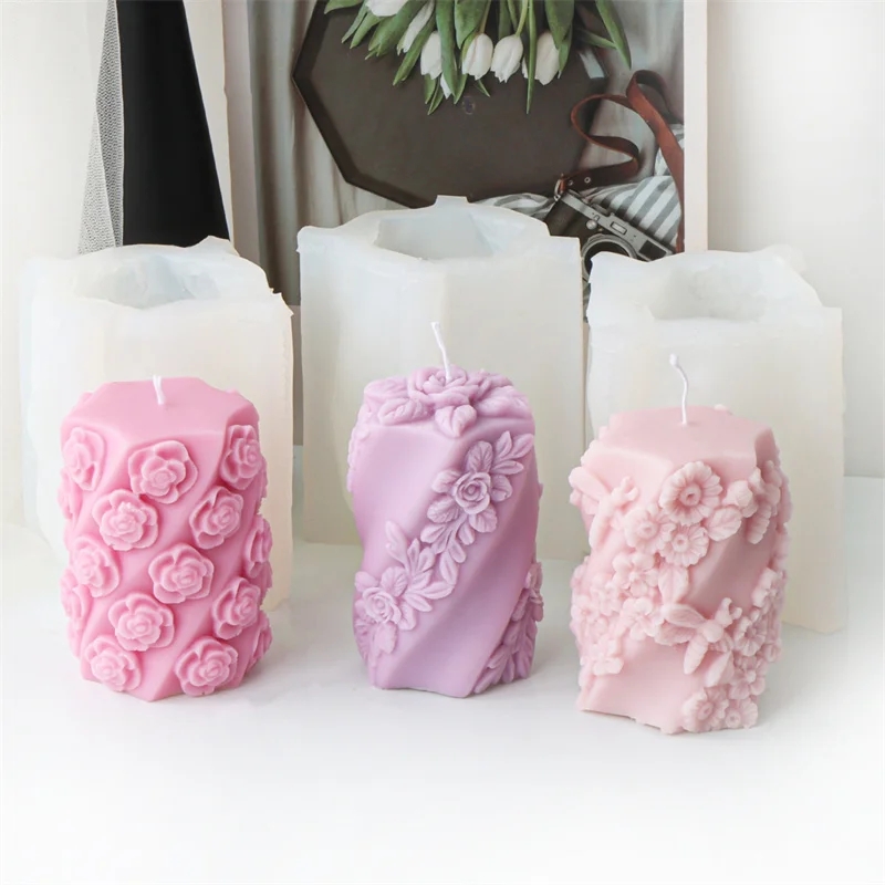 Силиконовая форма для свечей