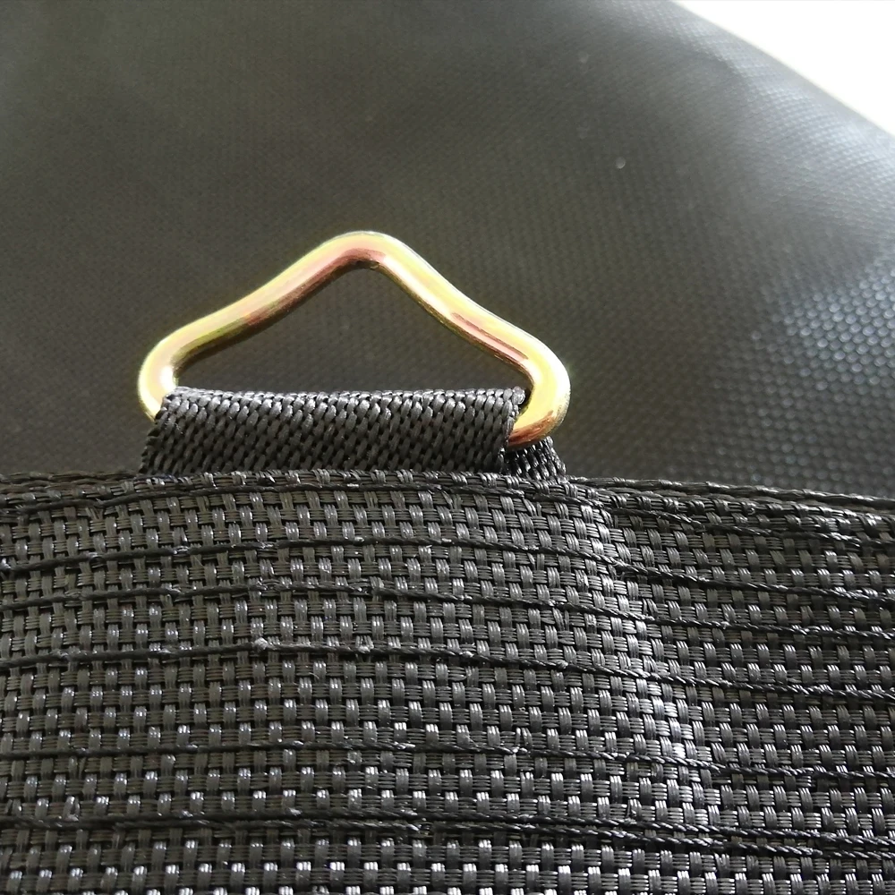 8X14ft trampoline park oval trampoline with inside safety net and basketball hoop