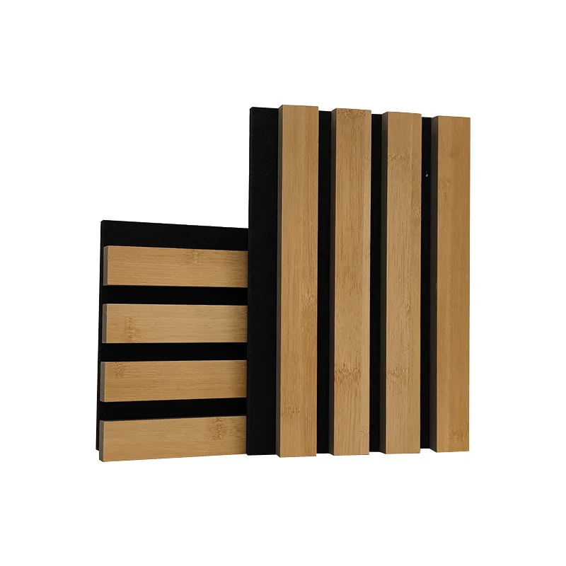 Manufacturer Customization High Quality Acoustic Wooden Panel Solid Wood Slat Soundproofing Wall Panel