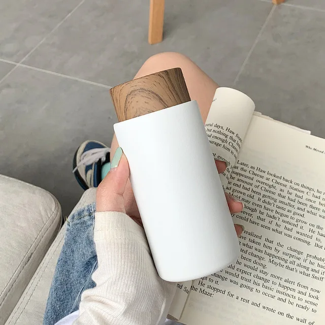 Custom 260ml eco-friendly portable mini double wall vacuum thermos cup stainless steel insulated hot tea infuser water bottles