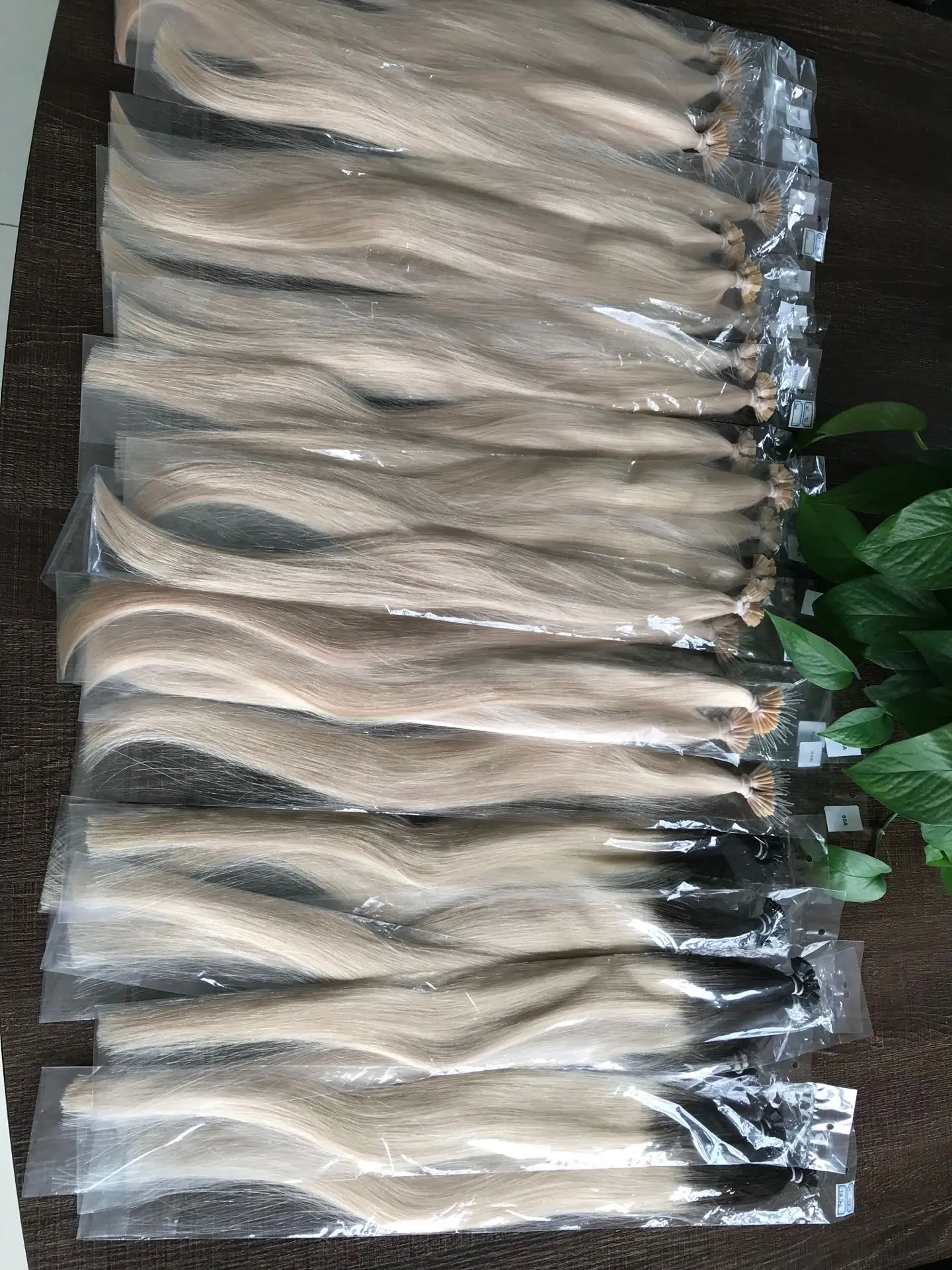 Wholesale Best Quality Double Drawn Russian Nano Ring Virgin Human Hair Extensions With Good Price