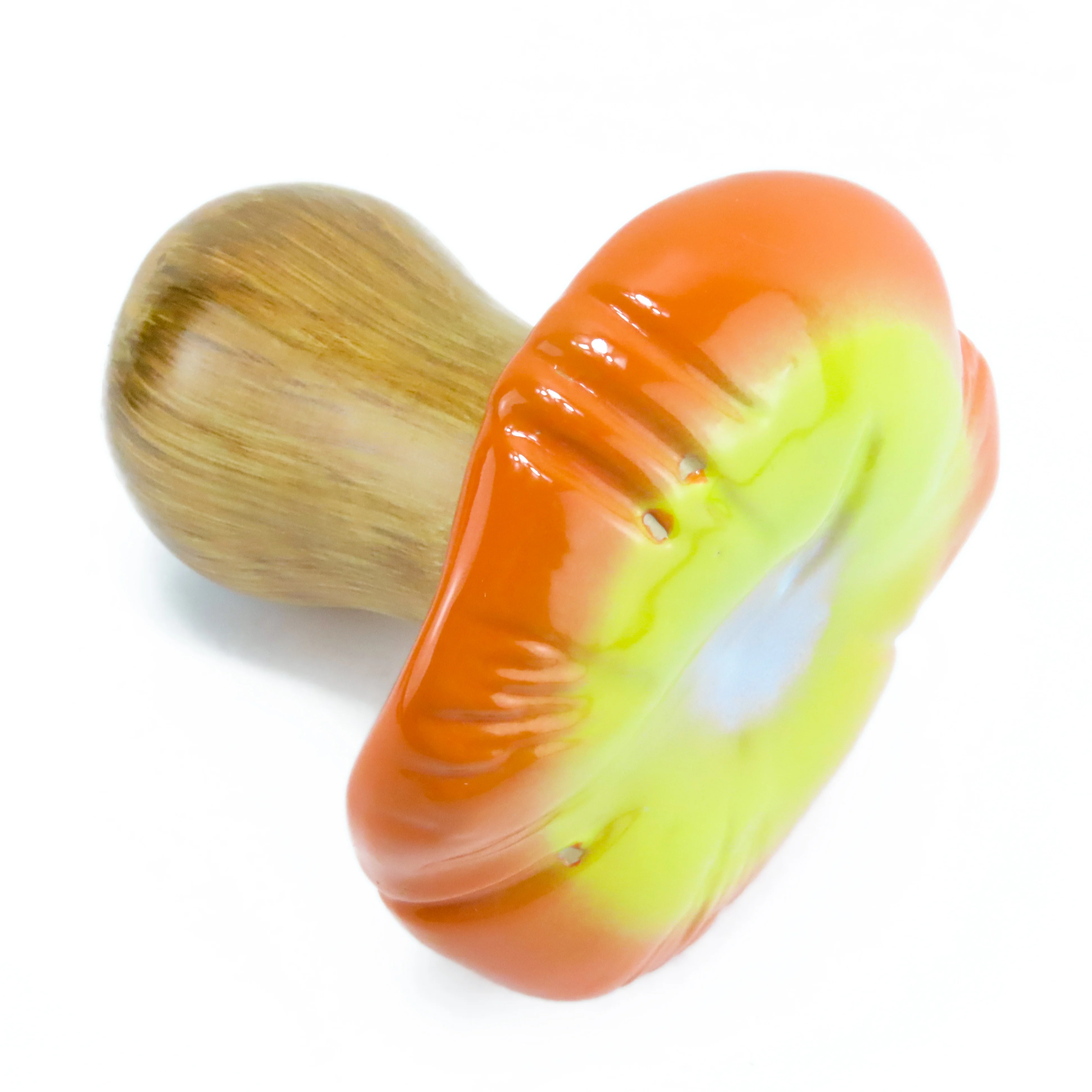 Large Ceramic Pottery Mushrooms Models Figurines Ornaments Garden Decor