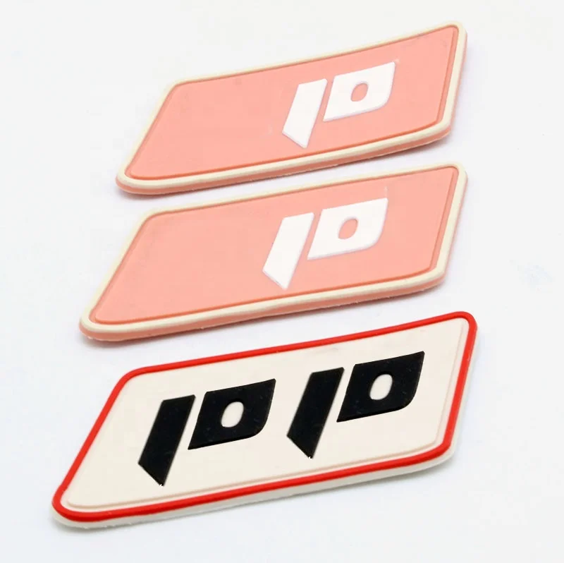 Eco-friendly Soft Pvc Embossed 3d Logo Silicone Rubber Label Customized Rubber Patch Garment Patch For Garment Bag For Hats