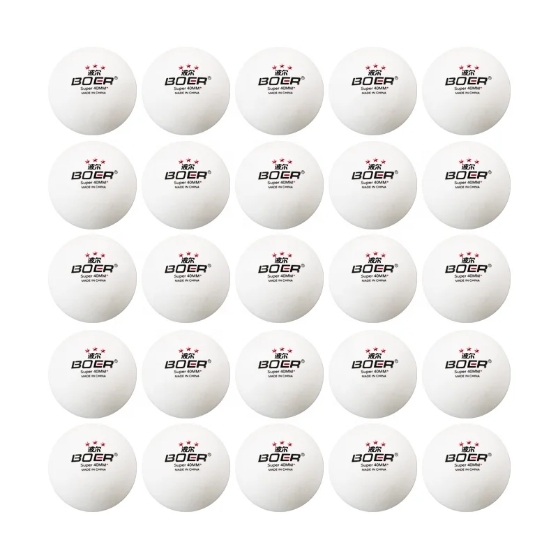 Custom 3 Star Seamless ABS Ping Pong Table Tennis Balls 40mm