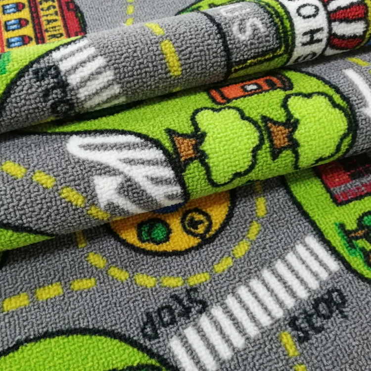 2024 AMZ Eco-Friendly Non-Slip Baby Play Mat Modern Puzzle Kids Carpet Wholesale Machine Made Nylon Polyester Carpet Bedroom Use