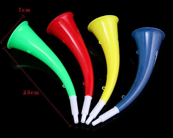 
Party Trumpet Horn Noise Makers for Sports, Games, Birthdays, Cheering Mini Vuvuzela 