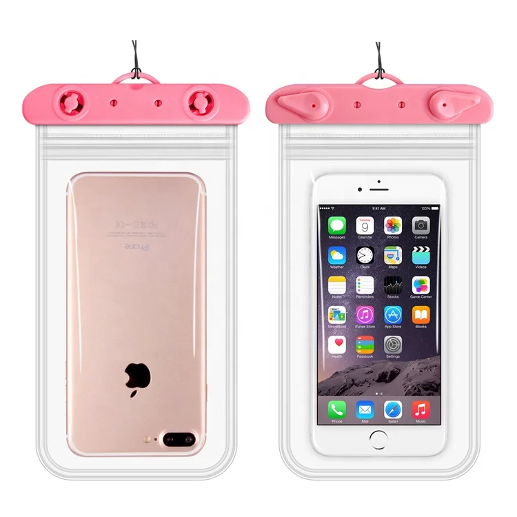 cheap full cover lightweight colorful pvc universal swimming diving snorkeling waterproof cell phone case