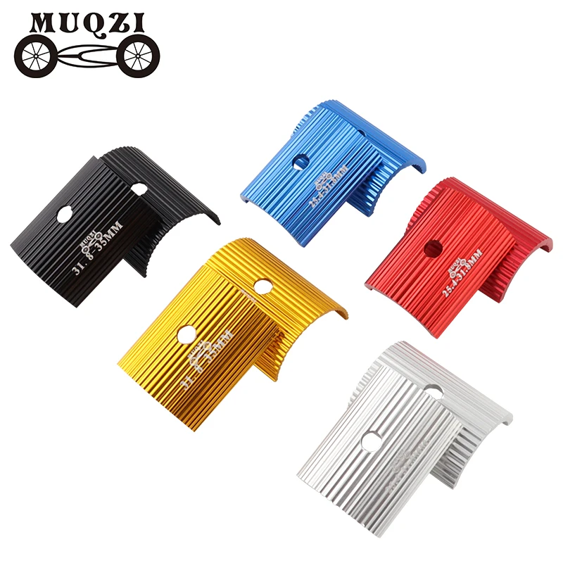 MUQZI 1Pair Bicycle Handlebar Shims 31.8mm To 35mm Bike Stem Aperture Adjust Adapter Alloy Shims