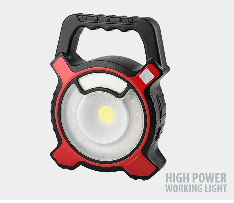 Round Led Work Light LED indicator Working Lamp USB Output Light Portable Rechargeable Easy To Working Lamp Light