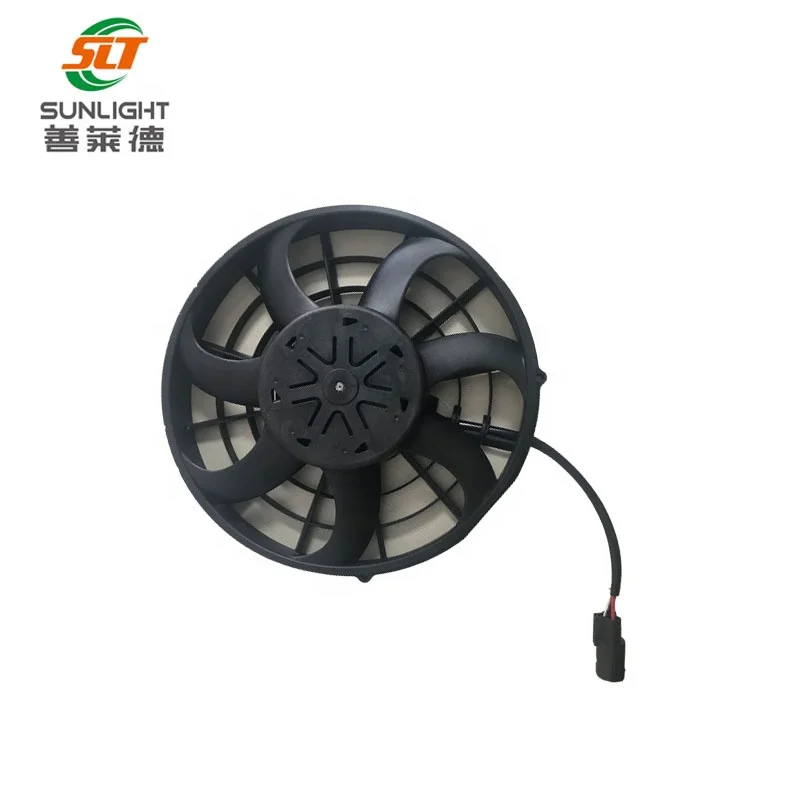 14 inch 12V/24V IP68 plastic blower axial fan dc brushless electronic condenser fan replace Spal