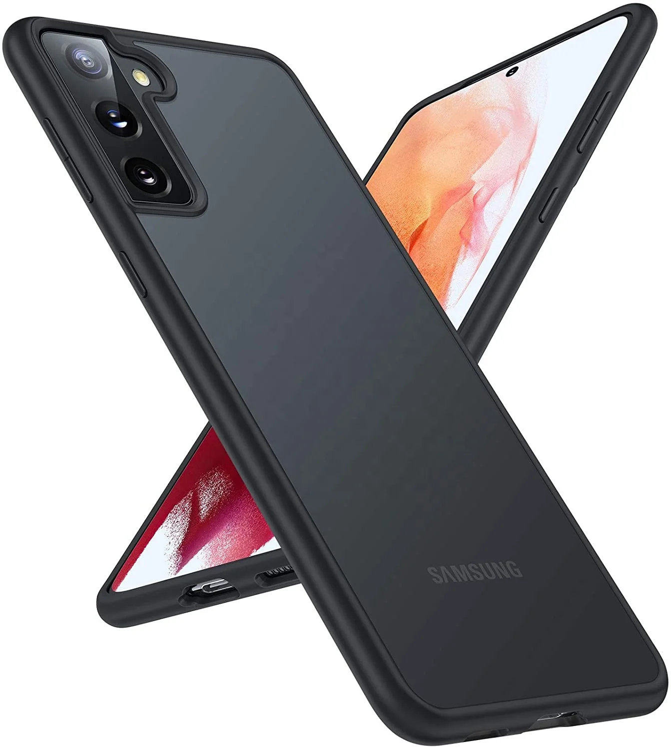 
 TORRAS Guardian фиолетовый для Samsung Galaxy S21 фирменный водонепроницаемый ударопрочный Прозрачный матовый Жесткий Чехол для мобильного телефона  