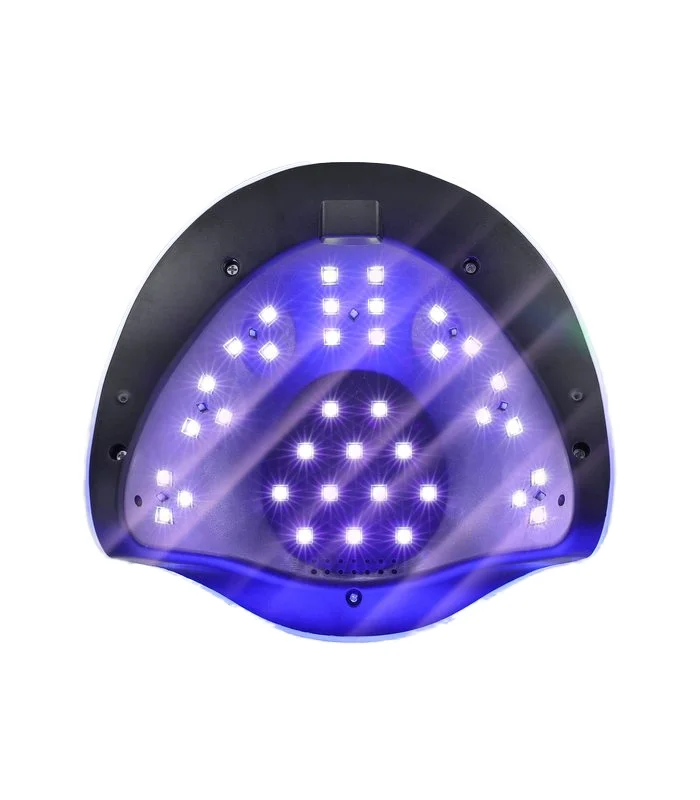 108W Rechargeable Cordless UV LED Nail Lamp with Lar LCD Display Portable Touch Switch for Gel Nails