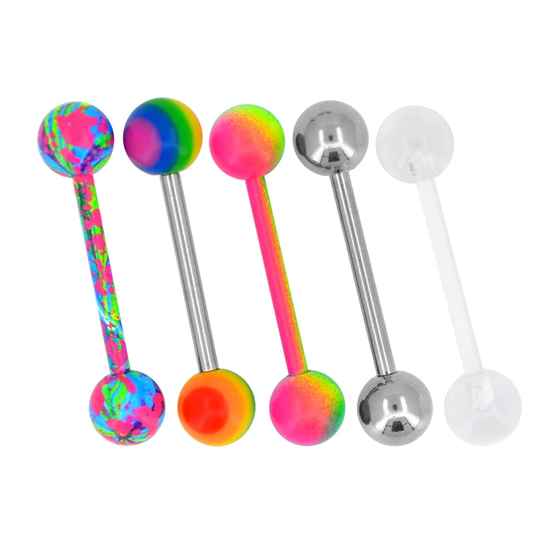 Good Quality Free Sample Piercing Box Flat Back Diamond Ring Cz Curved Barbell Eyebrow Snake Lock Clasp For Tongue Jewelry