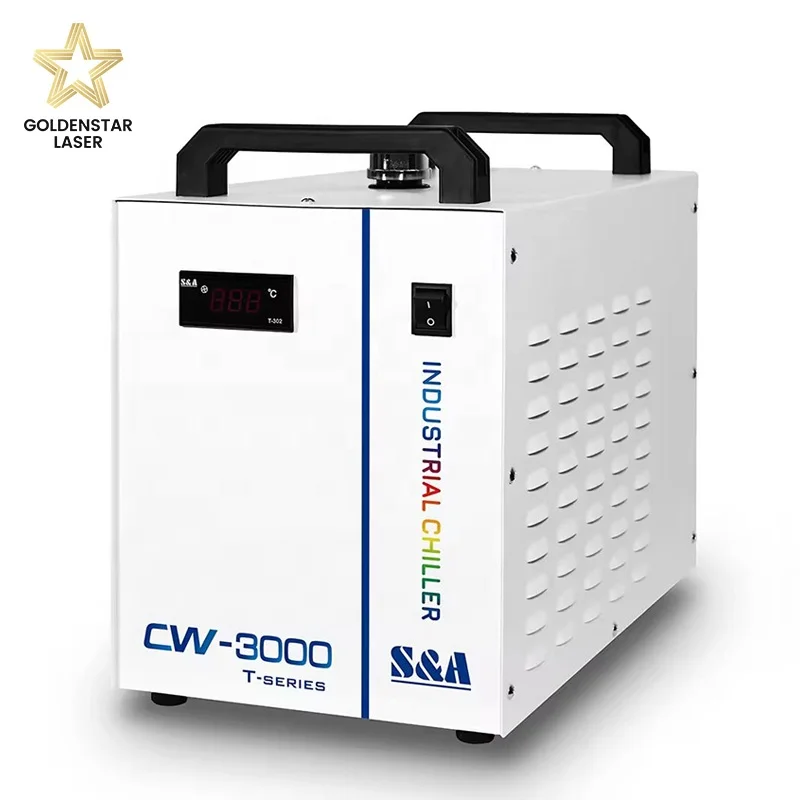 S & A CW3000 5000 5200 небольшой промышленный охладитель воды для Co2 лазерной резки гравировки