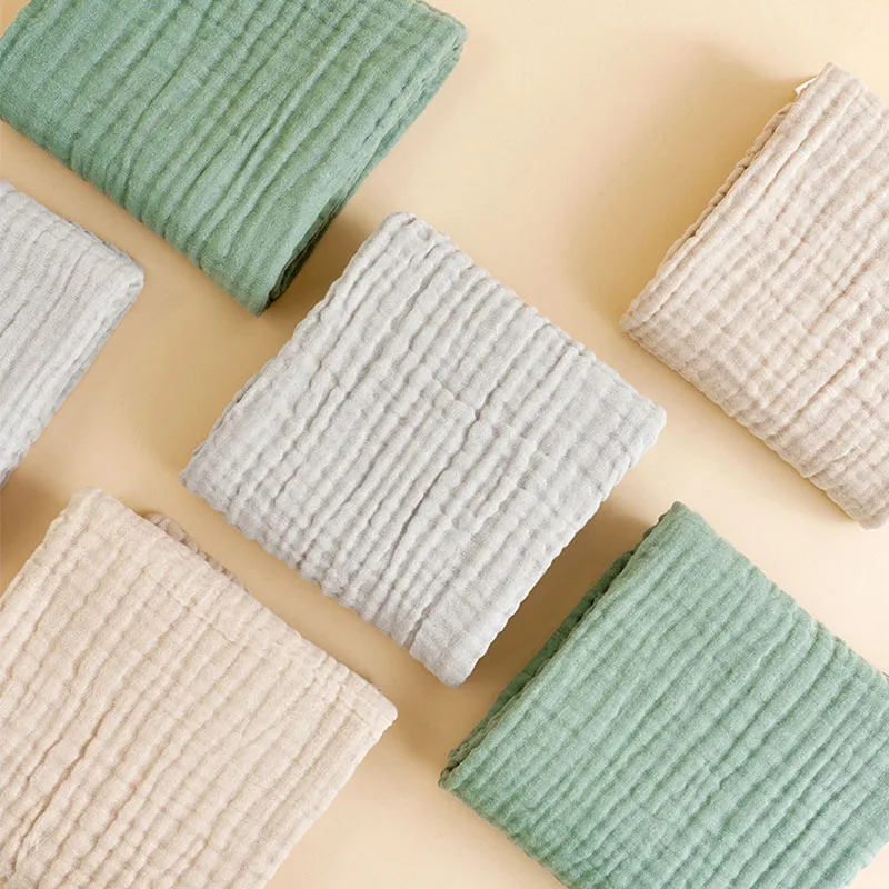 6 Layers Chunky Luxury 100% Cotton Gauze Throw Blanket Customized Size Soft Cotton Gauze Throws Blanket