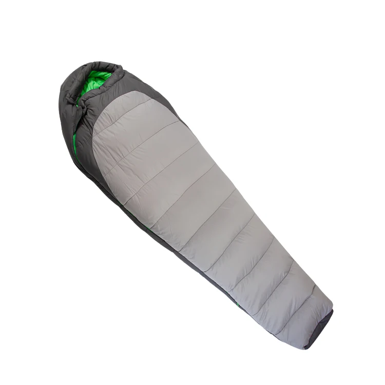Hot Sale Outdoor Mummy Sleeping Bag 380T Nylon  Camping Waterproof Sleeping Bag