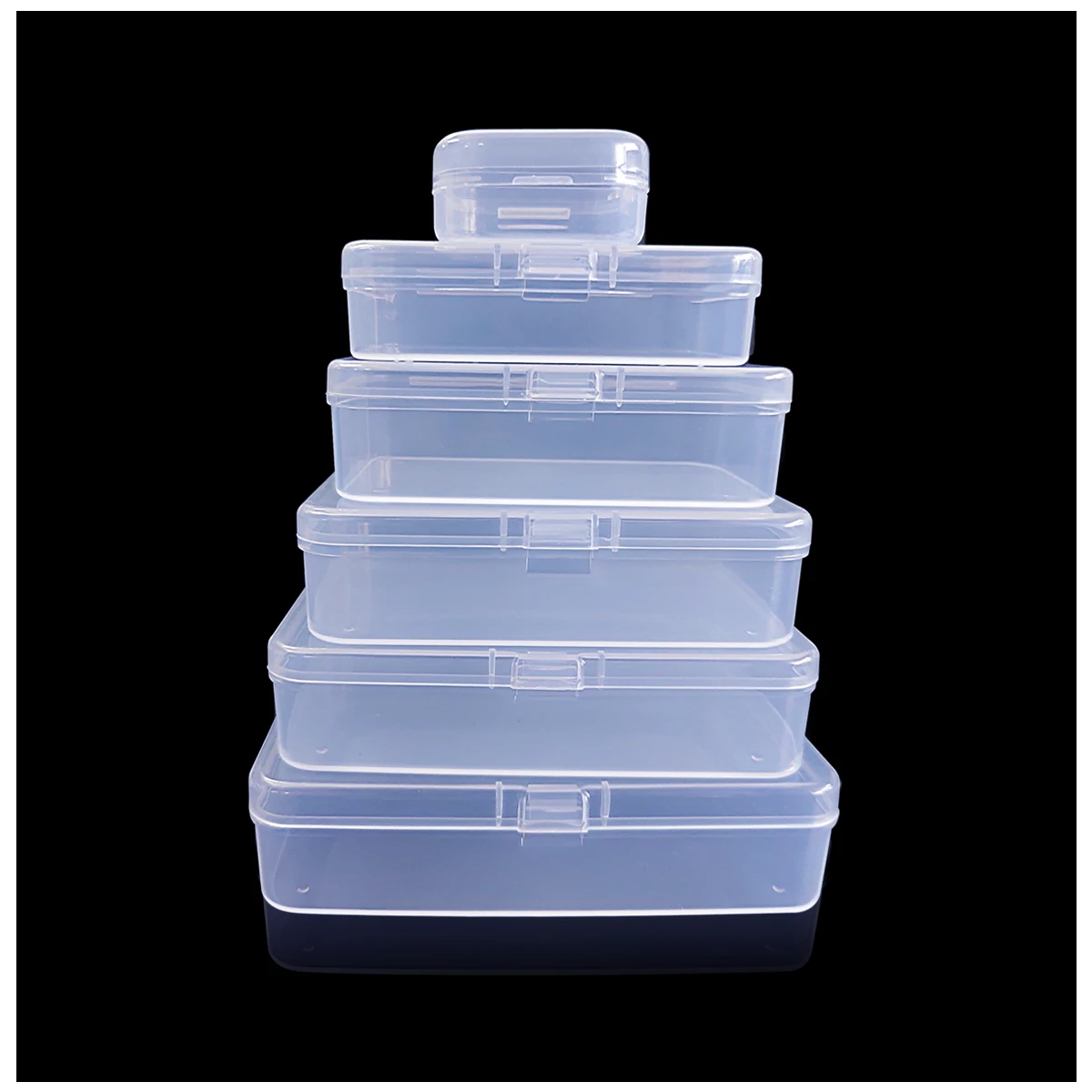 Hot Sale Cosmetic Containers, Fishing Bait, Soap PP Clear Portable Gift Rectangular Box Plastic Packaging Custom Storage Box