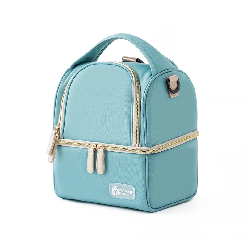 Weyoung Double-Deck Breast Milk Bottle insulated thermal Cooler Storage Mummy diaper Bag For Baby Care