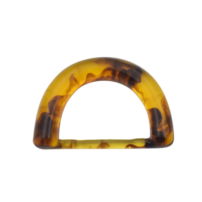 Wholesale Resin bag strap ring D ring resin bag buckle high quality resin bag buckle