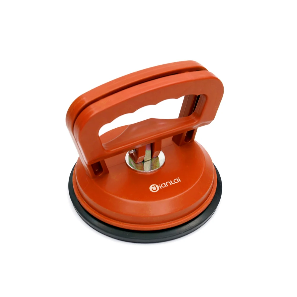 Factory Direct Sale Movable Glass Holder Suction Cups Single Claws Rubber Plate Manual Vacuum ABS Plastic Glass Sucker