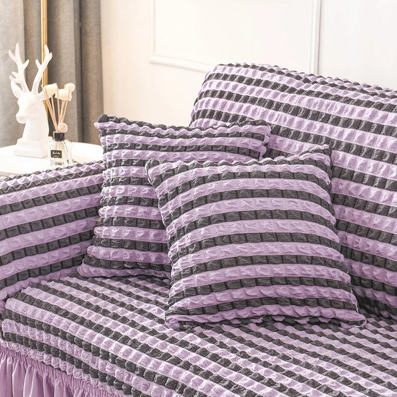 
New arrival jacquard polyester protective living room luxury stretch sofa cover 