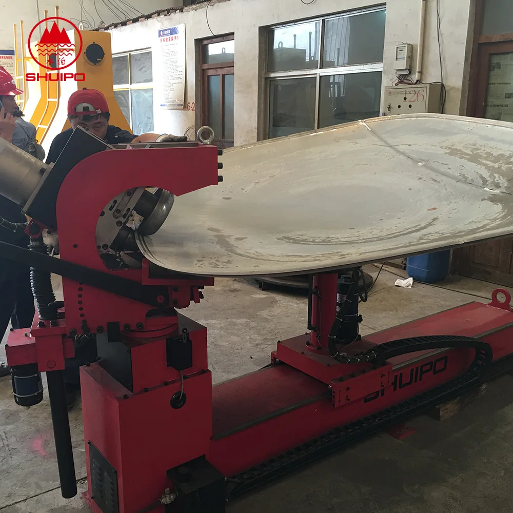 Shuipo XBJ-3000 Tank head edge bending machine Tank head flanging machine dished end flanging machine
