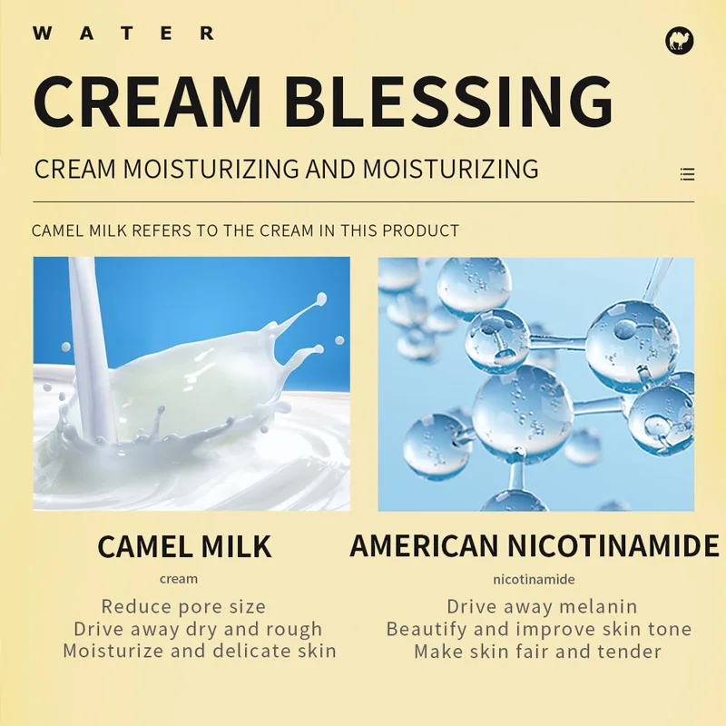 OEM LUOFMISS private label Camel Milk whitening Moisturizing skin care anti aging brightening face beauty face Toner