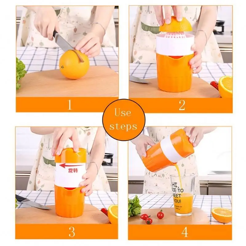 Portable Manual Citrus Juicer for Orange Lemon Fruit Squeezer Child Healthy Life Potable Juicer Machine Masticating Juicer OEM