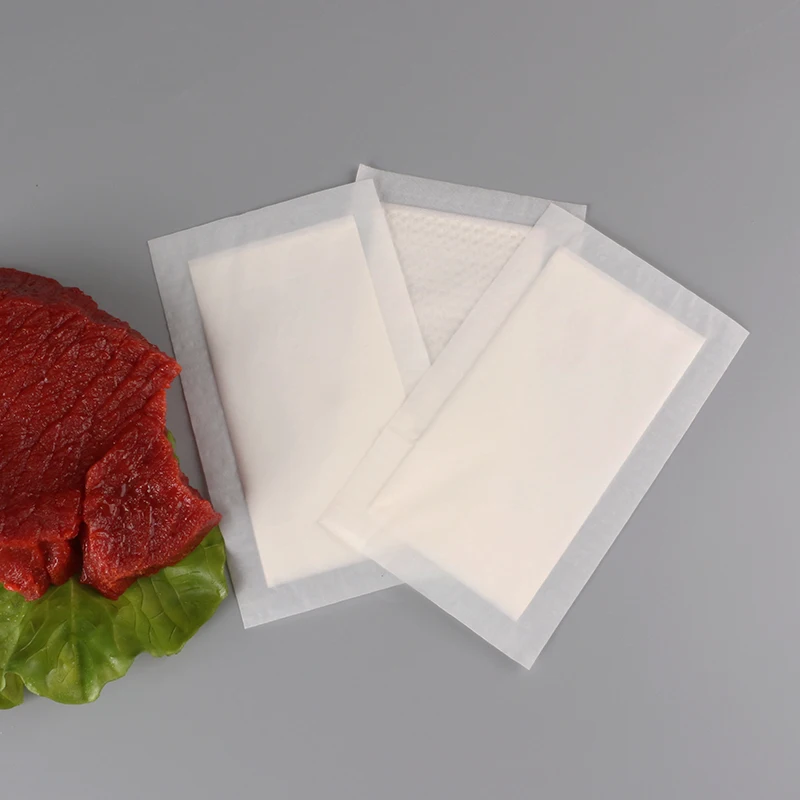 wholesale universal fabric material disposable blood absorbent meat soaker pad for food packing
