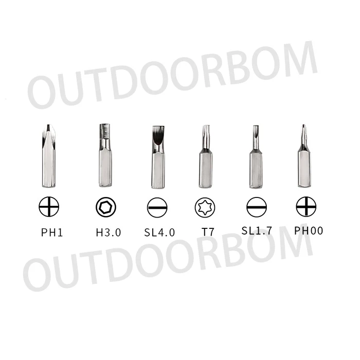 Multifunctional Gift Small Knife Outdoor Screw Knife Mini Keychain Folding Knife